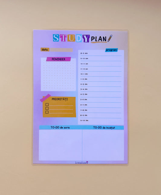 Study Plan